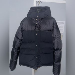 Gucci Black GG Down Jacket